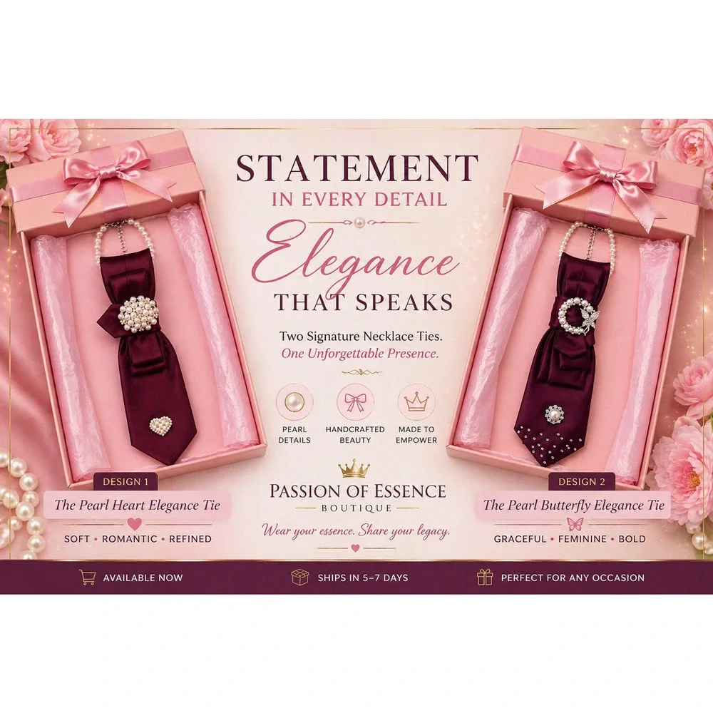 The Pearl Heart Elegance Tie